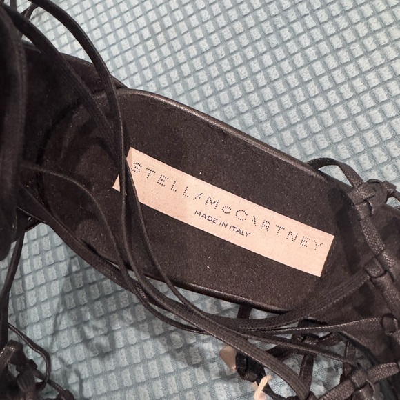 Stella McCartney Vegetarian Leather Accent Gladiator Sandals Size 40 US 9.5/10 - Picture 6 of 8